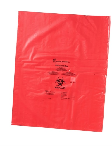 Heathrow Scientific Biohazard Bags, Red